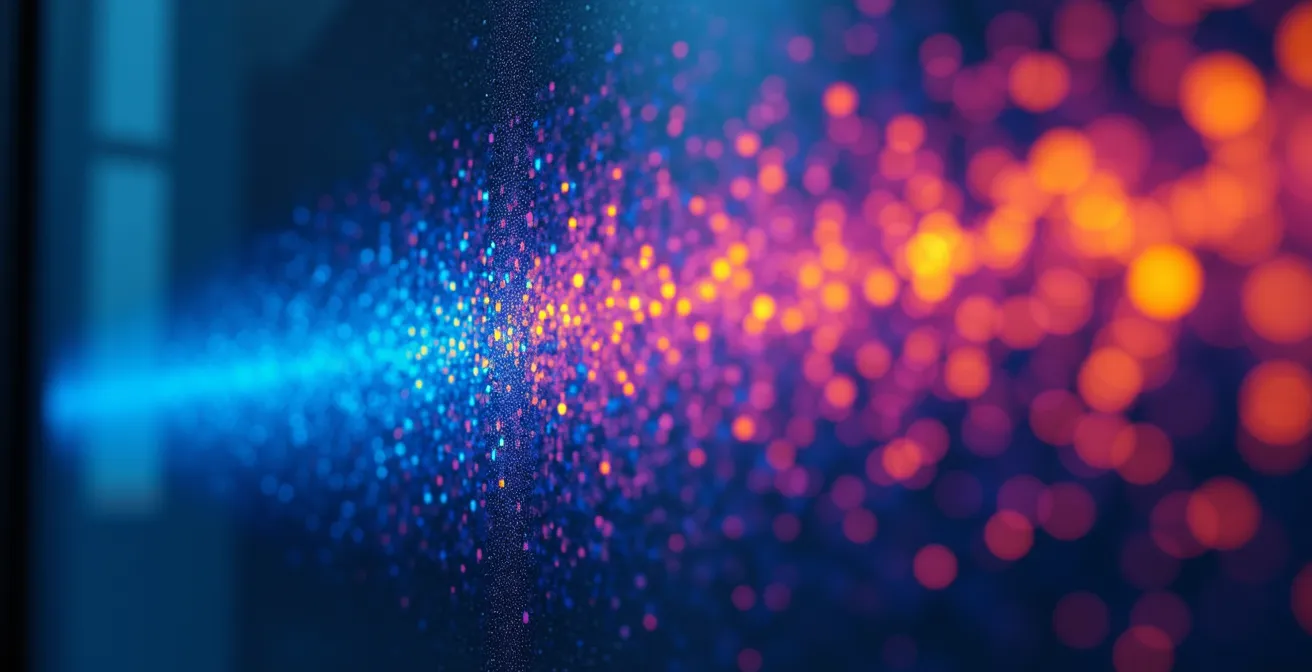 Thermographie infrarouge d'une fenêtre révélant les ponts thermiques